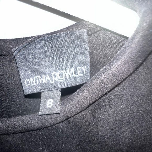 Suede feel black mini by Cynthia Rowley! - Picture 4 of 5